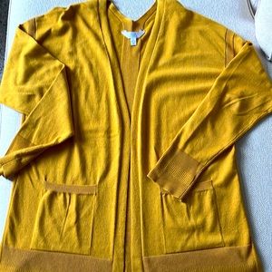 Ladies large  gold  sweater